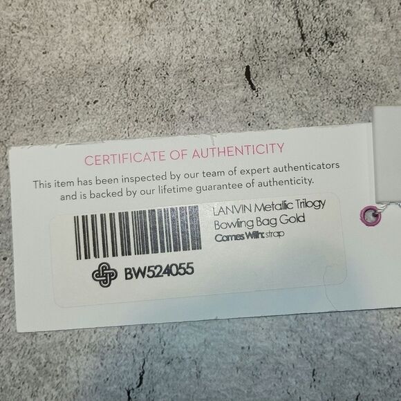 Gorgeous Lanvin Metallic Crossbody Clutch Bowling Bag Authentic - Picture 3 of 5